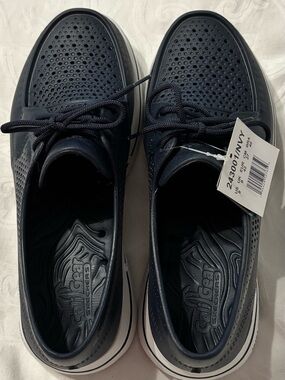 Skechers Cali Gear Go Walk 5 Cruiser Boat Shoes Navy Blue Men’s 9 NWT